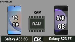 Samsung galaxy A35 5G vs Samsung galaxy S23 Fe comparison ⚡✨?✨✨