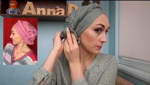 Нарядной быть не запретишь! Намотка из ПАЛАНТИНА любой длины. 3 варианта повязаний.