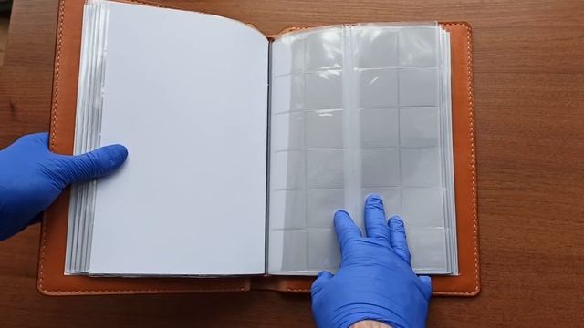 Альбом для монет из натуральной кожи с листами OPTIMA смотреть онлайн