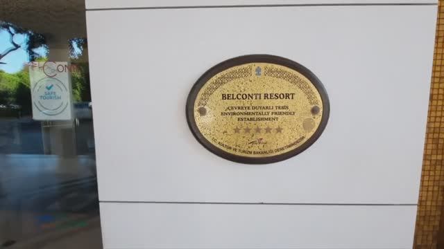 Belconti Resort Hotel 5 семейный отель.Территория в апельсиновых деревьях #турция