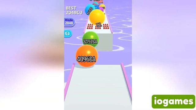 Ball Run 2048 — INFINITY MODE ∞ 2048 CU ∞ NONILLION BALL!