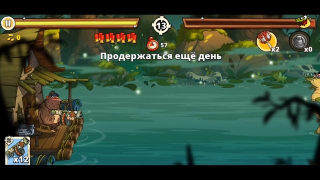 Swamp Attack 2 напали КРОКОДИЛЫ БОБРЫ на болоте 11 14 прохождение мульт игры Свамп Атак 2 на андрои смотреть онлайн