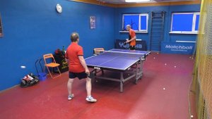 #06 атака по подрезке первый ход table tennis training Лыков С. тренировка по настольному теннису