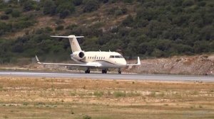 Bombardier Challenger 604 Close-up Takeoff - Dubrovnik Airport DBV/LDDU