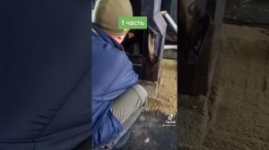 Горение кирпича. Кирпич замочили в керосине.