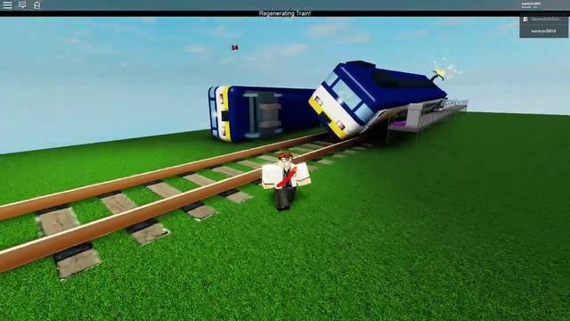 Roblox russian railroad crossing железнодорожный переезд + Crazy Train смотреть онлайн