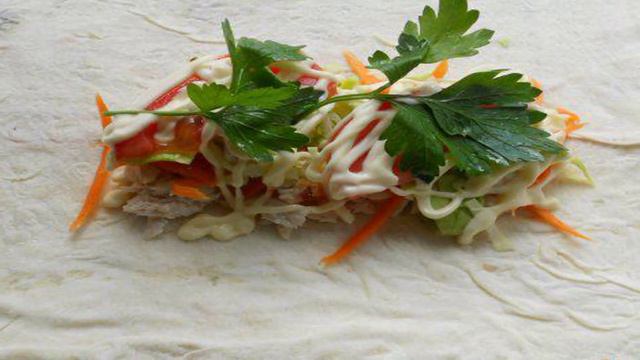 Лаваш с начинкой