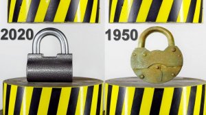 HYDRAULIC PRESS VS OLD AND MODERN PADLOCK