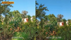 iPhone 14 Pro Max vs Samsung Galaxy Note 20 Ultra Camera Test