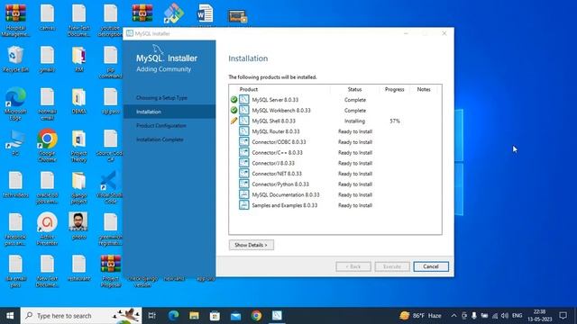How to download and Install MYSQL Server 8.0.33 on Windows 10