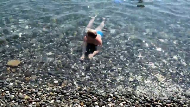 Идеально прозрачное море. Олимпийский пляж в Сочи. Отпуск 2018