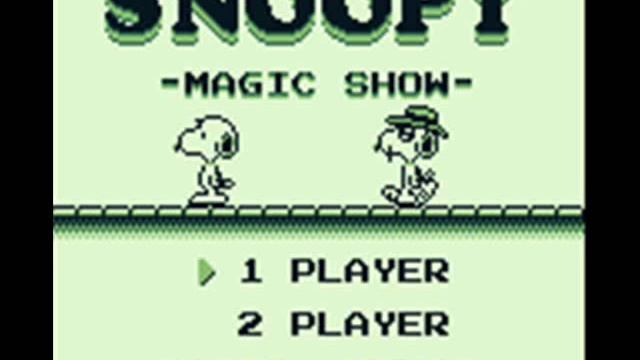 Snoopy's Magic Show Game Boy Title Music смотреть онлайн