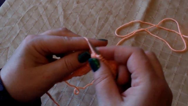 МК вязание накида от себя и убавление петли методом протяжки с наклоном влево смотреть онлайн