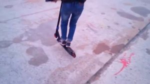Как научиться делать Дроп на самокате.