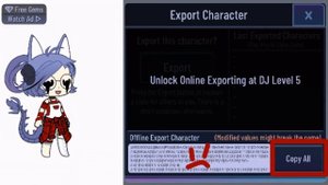 Туториал// Как копировать персонажа??? // Гача клуб // Панта