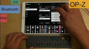 How to play each Synthesizer on your Ipad with OP-Z | bluetooth midi | teenage engineering