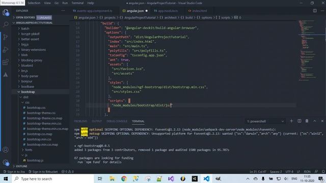 47.Angular Project Tutorial - Installing Bootstrap & JQuery смотреть онлайн