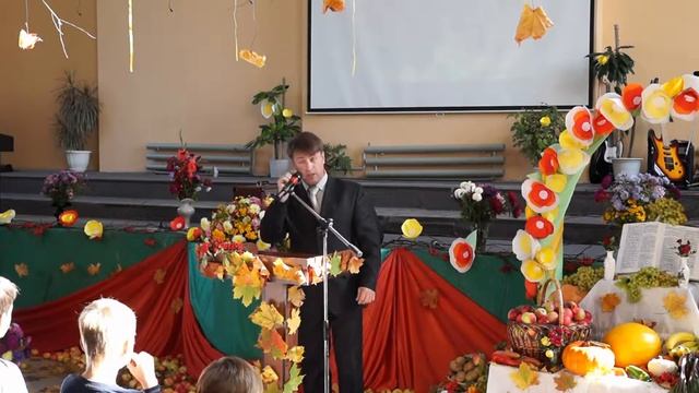 Праздник Жатвы в нашей церкви 21 сентября 2014 г. смотреть онлайн