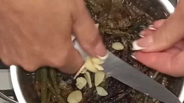 Стручковая фасоль, лук, 3 яйца, 20 минут Вашего времени и вкуснейшее полезное зелёное лобио готово!