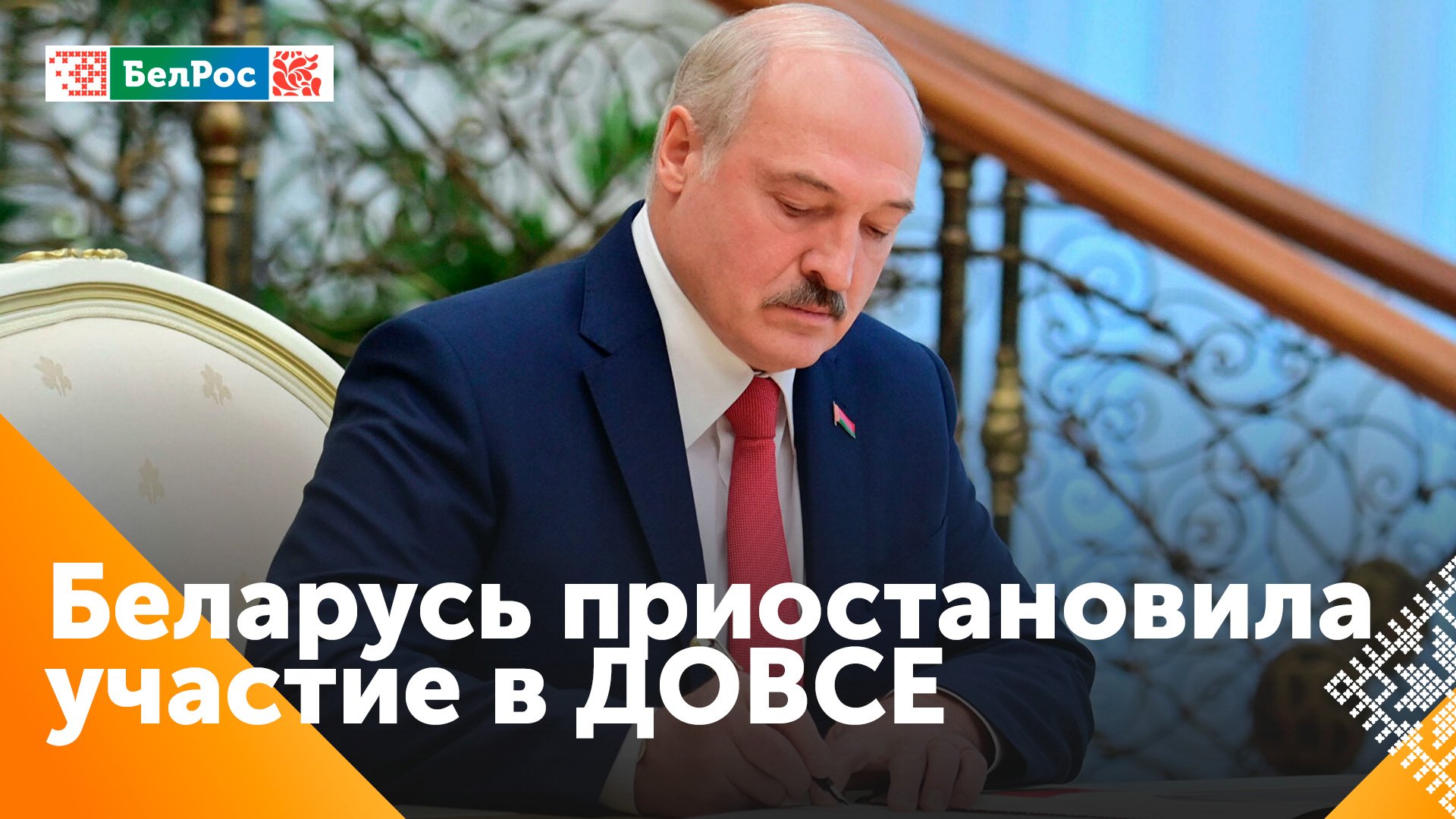 Президент Беларуси подписал закон о приостановлении действия ДОВСЕ