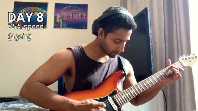 The Worst Polyphia - 12 DAY GUITAR PROGRESS - To playing at 100% speed cover смотреть онлайн