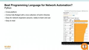 Why Python for Network Automation? - Aruba Bots REST API and Python Series 02