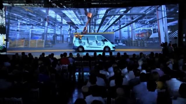 Ford Transit Turneo and Transit Custom Launch Indoor Video Mapping смотреть онлайн