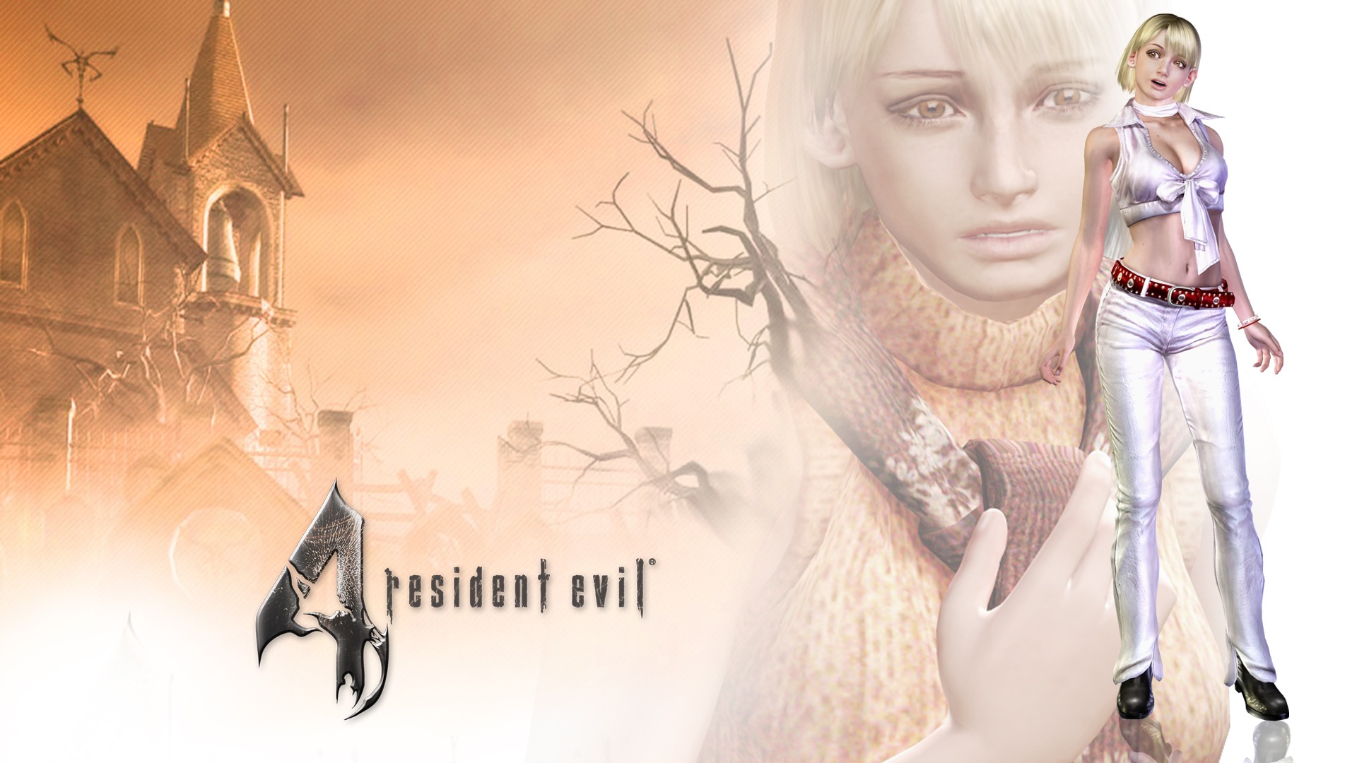 Resident Evil 4 Эшли мод/ две Эшли это весело)