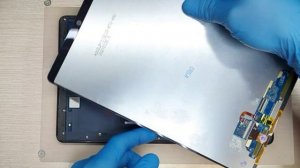 замена модуля экрана Samsung sm t515   Samsung sm t515 screen module replacement