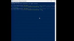 Power Shell Script to create a User account in Windows Active Directory