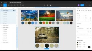 Как подобрать палитру цветов по фото? Подбор цвета. Уроки figma