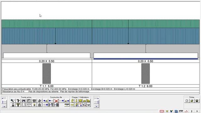 TUTO 1 ARCHE POUTRE CALCUL D'UNE POUTRE A DEUX TRAVEES смотреть онлайн