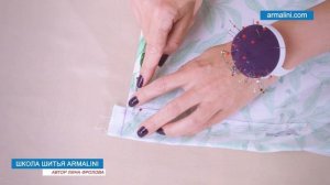 Вариант обработки цельнокроеной планки на рубашке