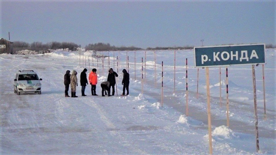 Автозимник через реку. Зимник на магистральный. Автозимник Кондинское Междуреченский.