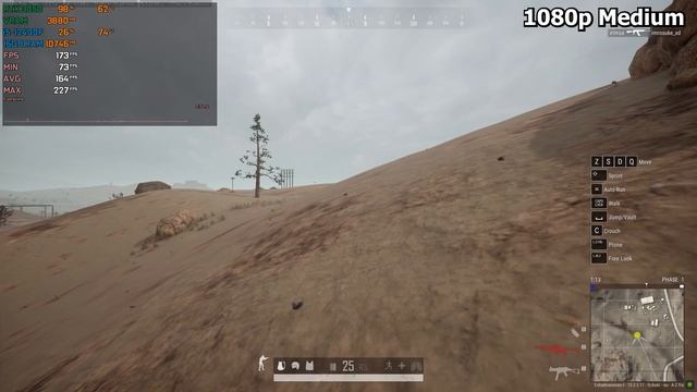 RTX 3050 8GB : PUBG All Settings Tested ft i5 12400F