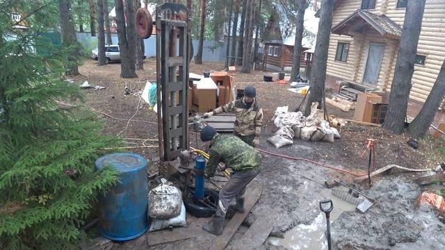 Не лезут трубы / 20м или 70м / Палки в колеса во время прокачки скважины / Прием работы смотреть онлайн