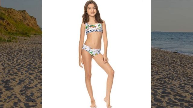 Children's swimwear. Swimwear for a girl 11-13 years old смотреть онлайн