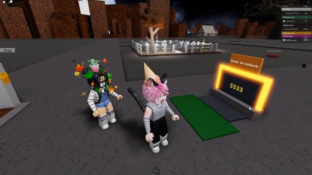 ЗАСТАВИЛА ЕВУ РАБОТАТЬ У СЕБЯ В ГОСТЯХ! Roblox Halloween Tycoon смотреть онлайн