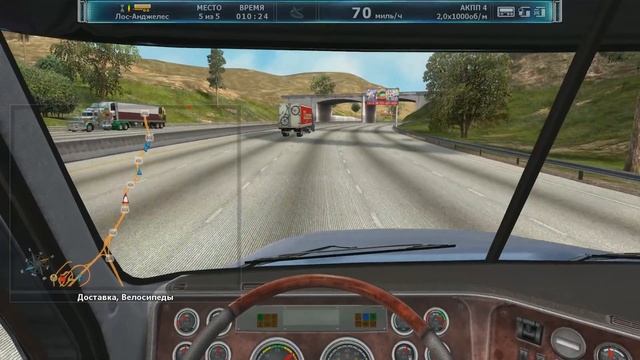 СКОРОСТНАЯ ЕЗДА ПО ВСТРЕЧКЕ! СТЫЧКИ С ПОЛИЦИЕЙ! ▶Прохождение #10◀ Дальнобойщики-3: Покорение Америк смотреть онлайн