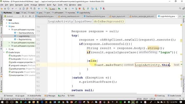 Create beautiful Login and Registration form and authenticate using API (Part 2/2) смотреть онлайн