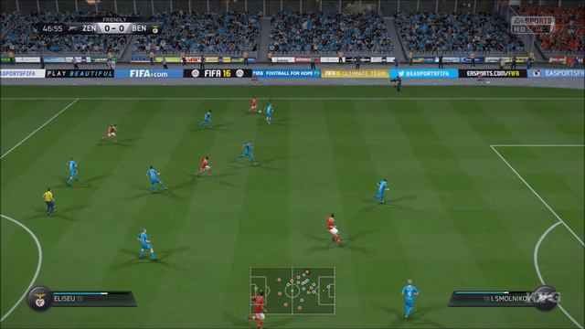 FIFA 16 - UEFA Champions League - FC Zenit Saint Petersburg vs SL Benfica Gameplay (XboxONE HD) смотреть онлайн