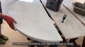 DIY. СТОЛЕШНИЦЫ ИЗ ДЕКОРАТИВНОГО БЕТОНА& ОБНОВЛЯЮ УСТАРЕВШИЕ СТОЛЫ.