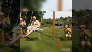 Дачные качели. тарзанка, гнездо.