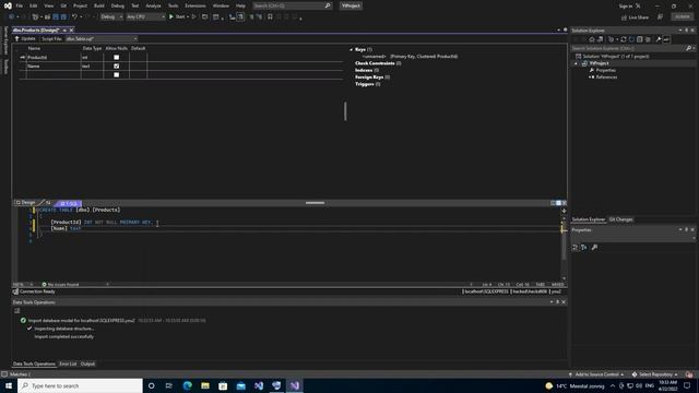 Microsoft SQL Server Database Project in Visual Studio 2022( Getting Started)