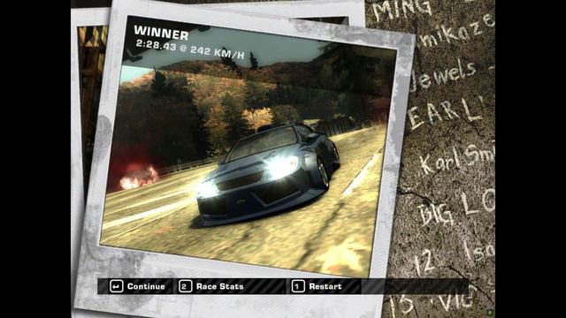 NFS Most Wanted Black Edition Blacklist 14 Taz Complete 100% смотреть онлайн