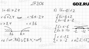 № 206 - Алгебра 9 класс Мерзляк