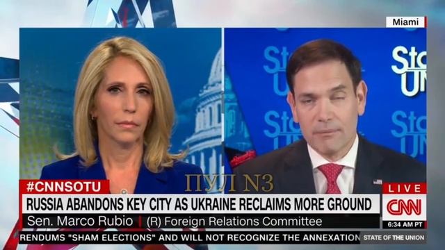 Сенатор Марко Рубио дал интервью SNN(Senator Marco Rubio interviewed by CNN)