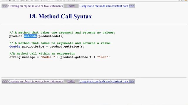 Week 09 Components of Java class Part 12 смотреть онлайн