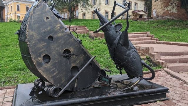 Пролетим по городку Мышкин за 4 минуты смотреть онлайн