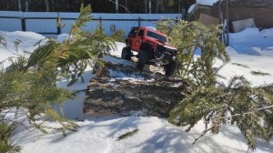 Внедорожник на зимней трассе. RGT 1_10 RC RTR EX86010-JK _ Внедорожник радиоуправляемой